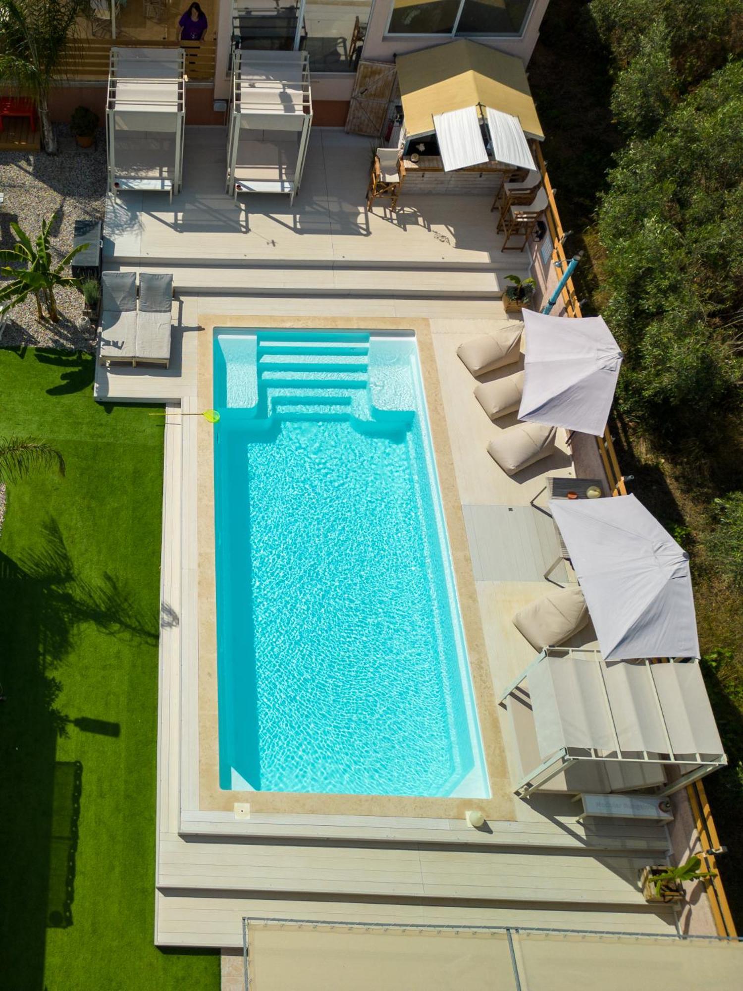 Modular Bungalows With Heated Pool Artemis Greece Экстерьер фото